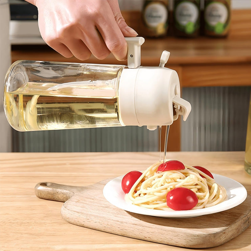 2 In 1 Glass Oil Spray Dispenser 470ml