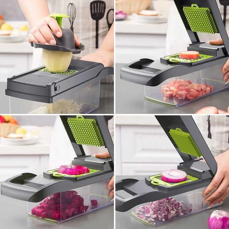 16-in-1 Multifunctional Vegetable & Fruit Cutter