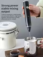 Rechargeable Coffee Beater, Milk Frother, Egg Beater