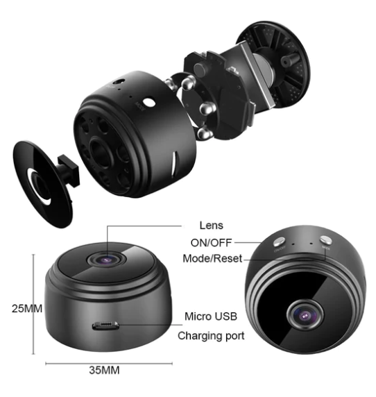 Mini Wireless A9 Security Camera 1080P HD
