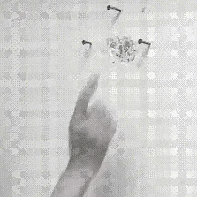 Punch-Free Screw Stickers (20 Pieces)