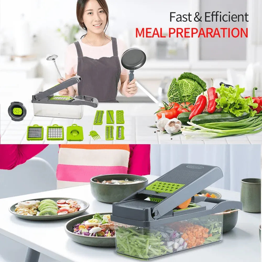 16-in-1 Multifunctional Vegetable & Fruit Cutter