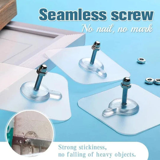 Punch-Free Screw Stickers (20 Pieces)