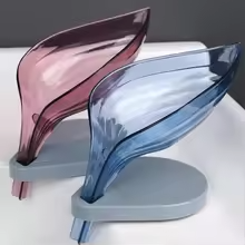 Buy 1 Get 4 Free Self Draining Leaf Shape Soap Holder