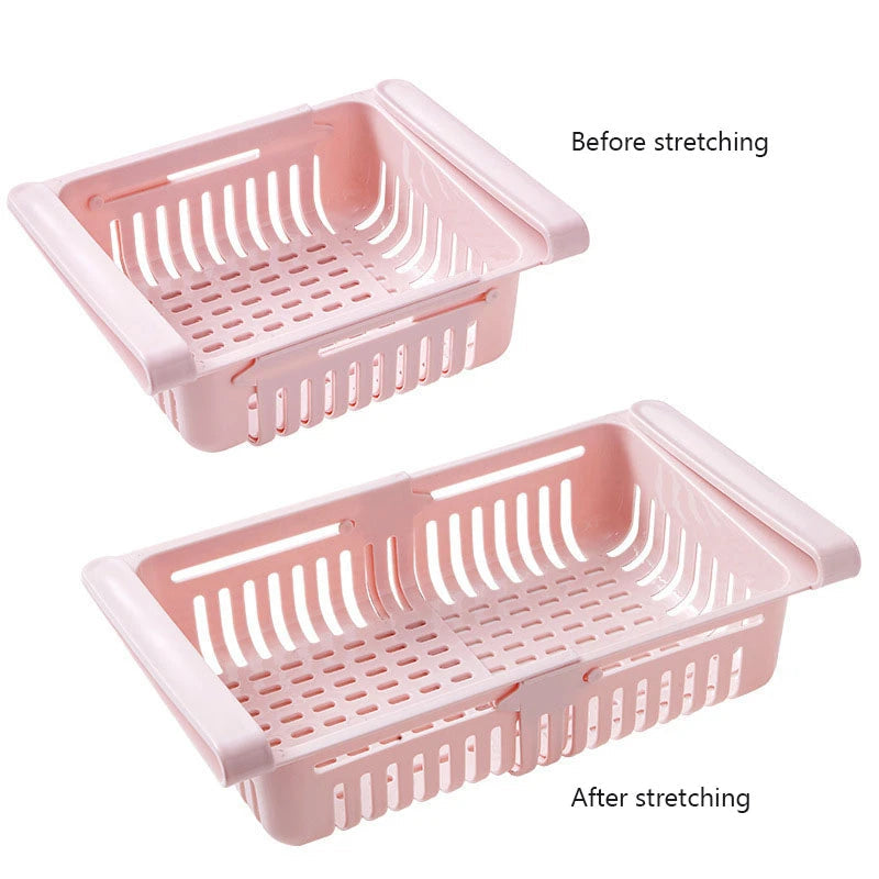 Pack of 3 fridge baskets