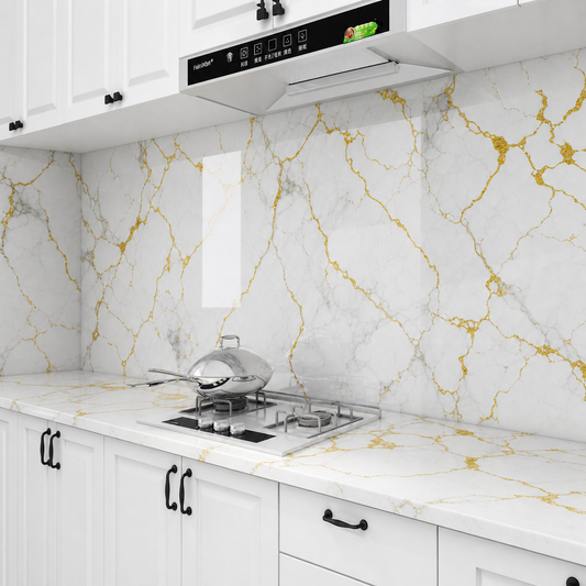 Kitchen Wallpaper Marble Sheet ( Length 200cm Width 60cm )