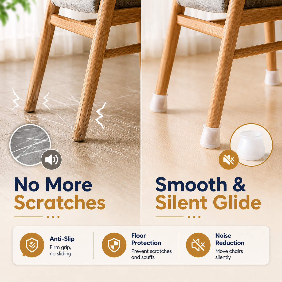 Chair Leg Protector Cover (20 Pieces)