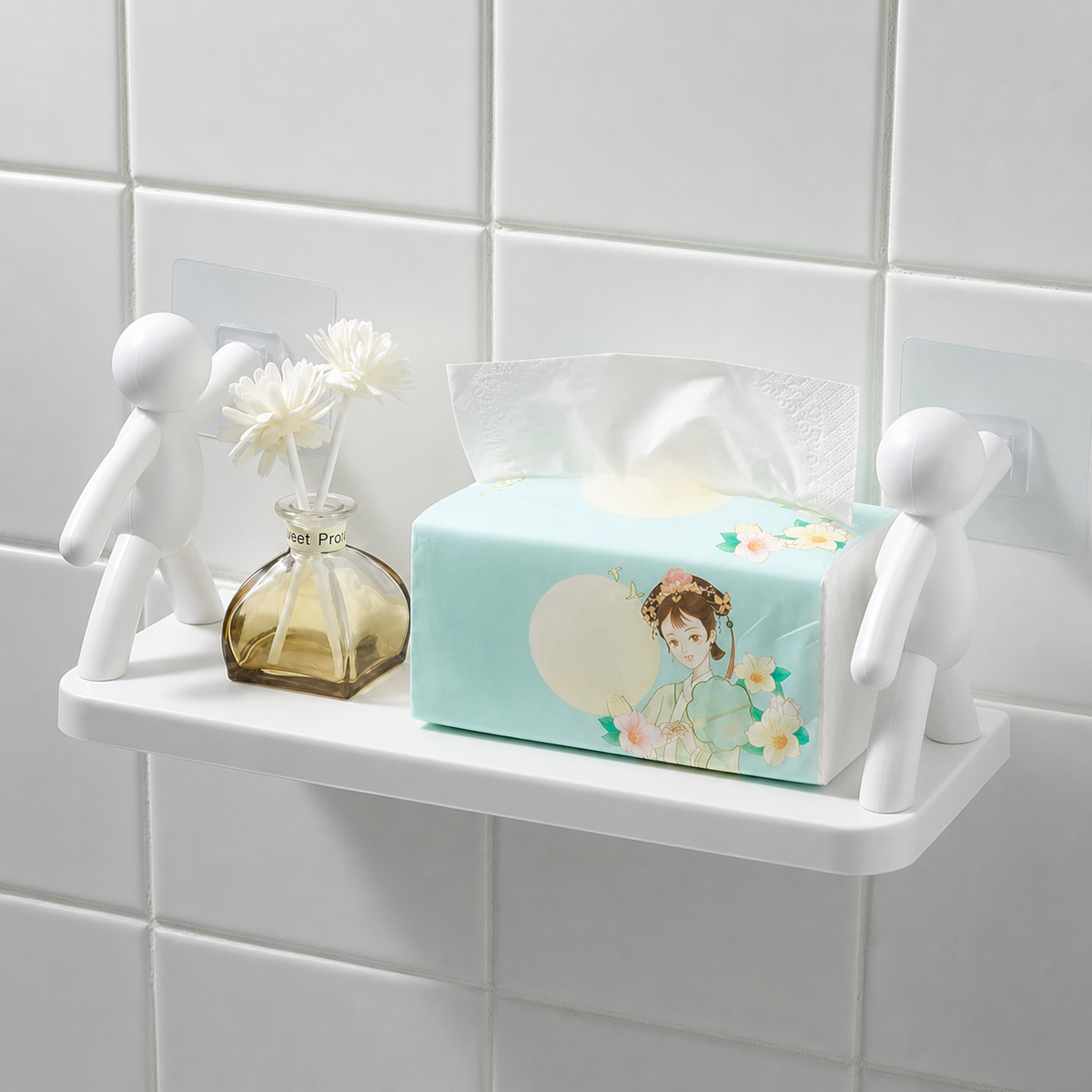 Human Shaped Wall Storage Shelves
