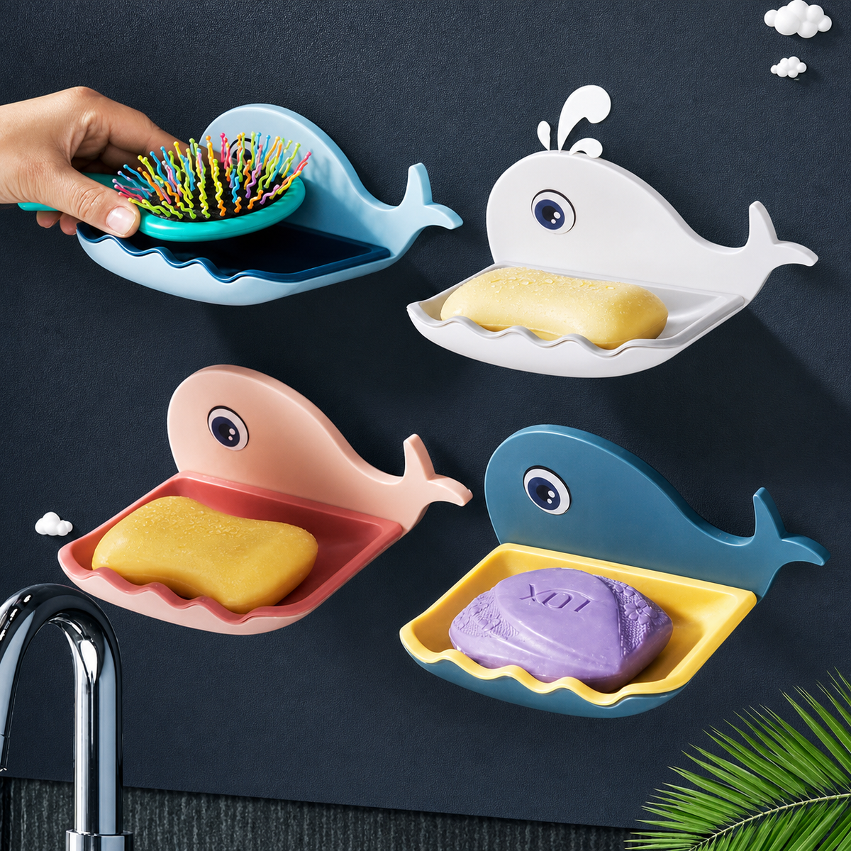 Fish Soap Holder (Buy 1 Get 1 Free). Pack of 2
