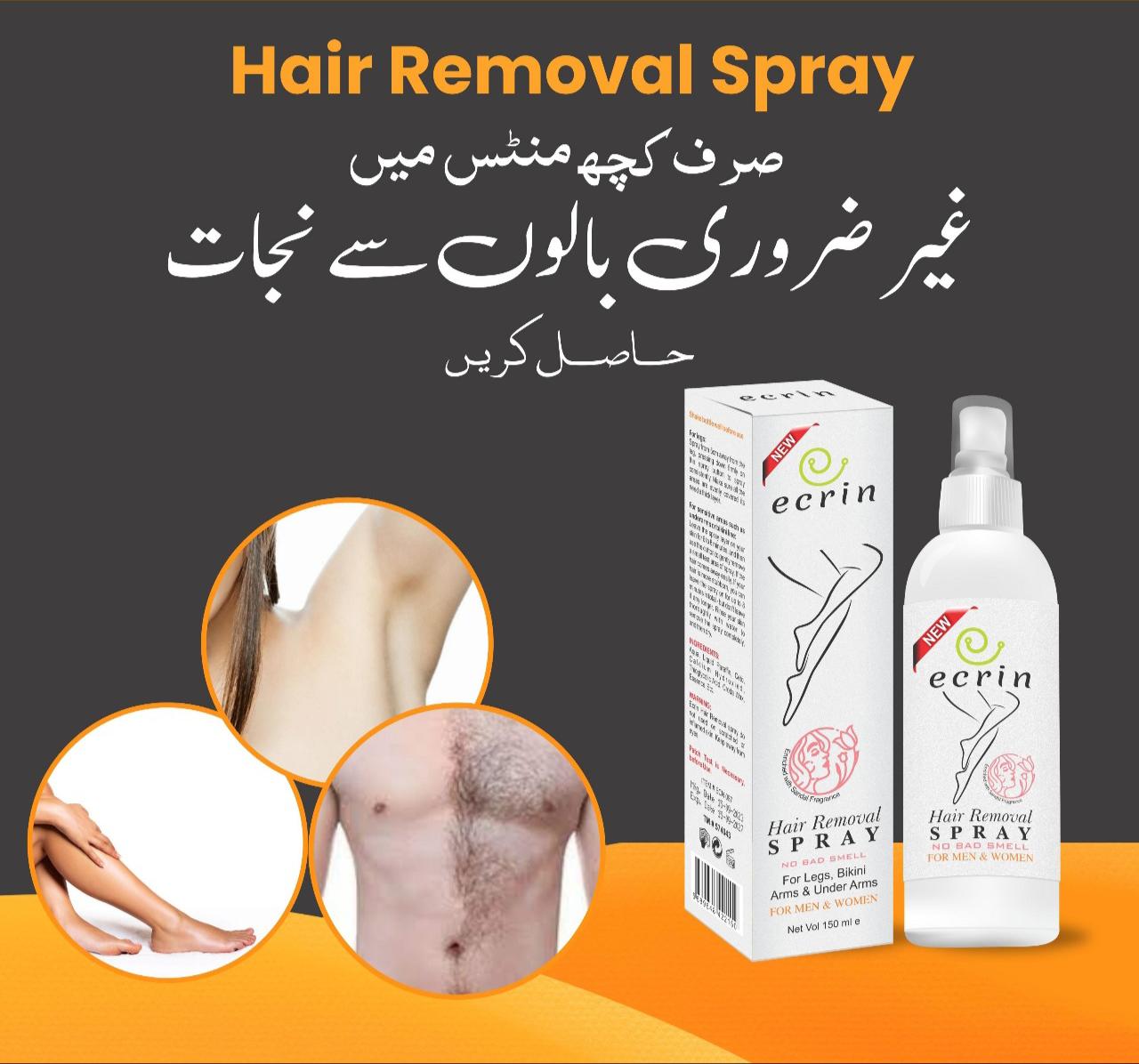 Hair Removal Spray (for Men and Women)