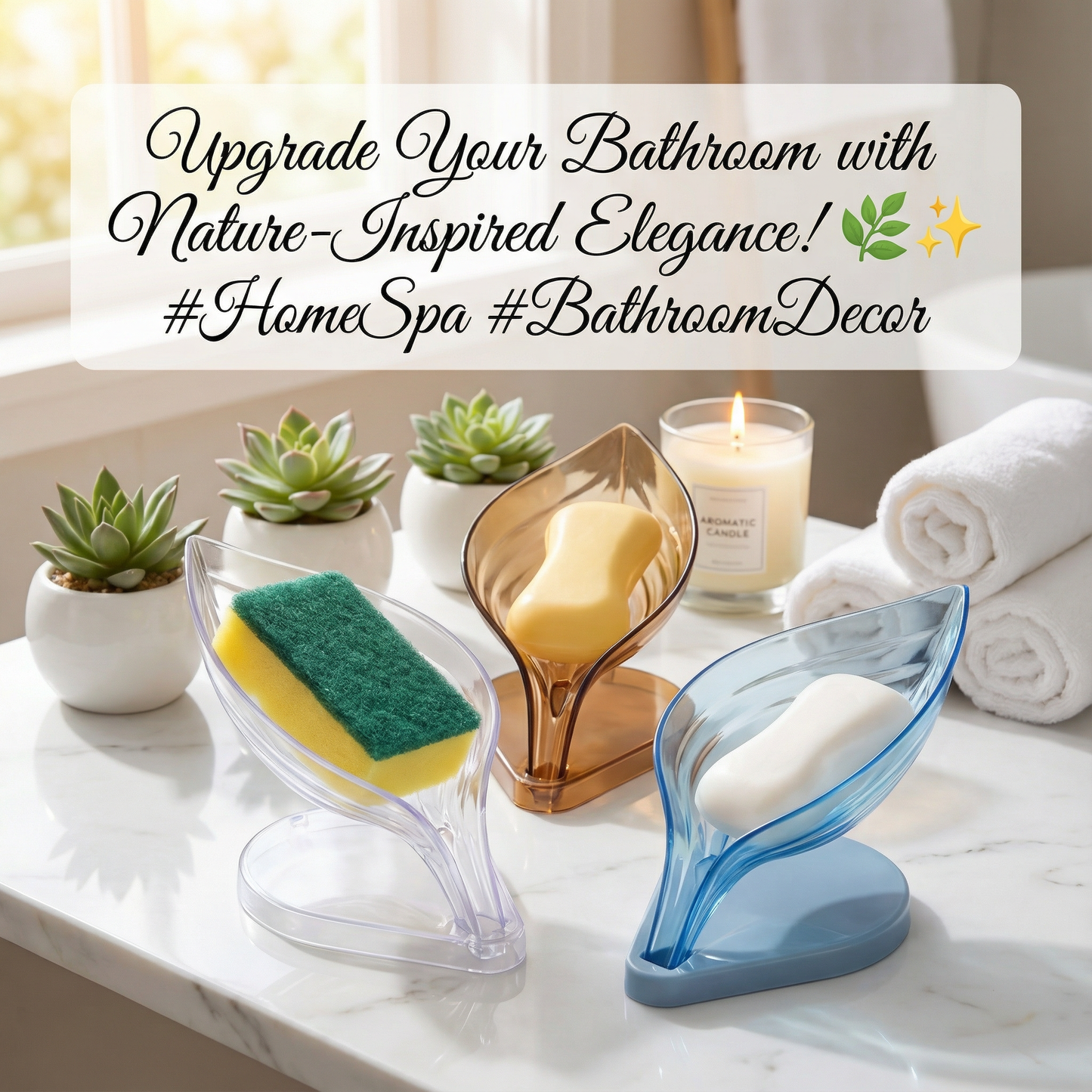 Buy 1 Get 3 Free Leaf Shape Soap Holder (Pack of 4)
