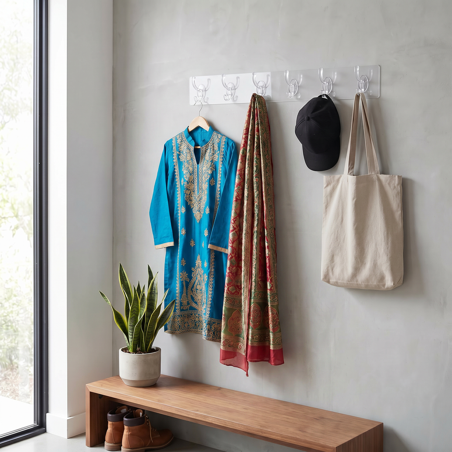 30 Hanging Hooks use for Room, Kitchen and Bathroom