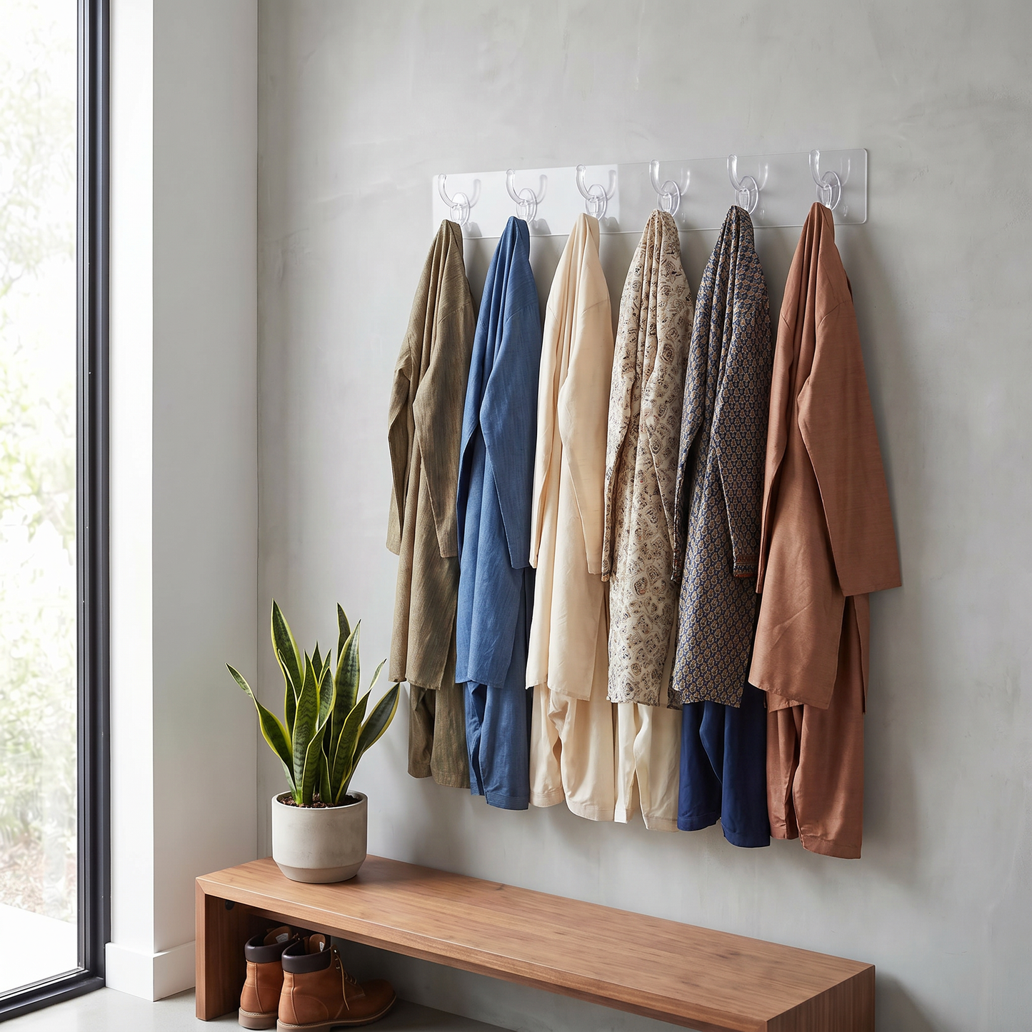 30 Hanging Hooks use for Room, Kitchen and Bathroom