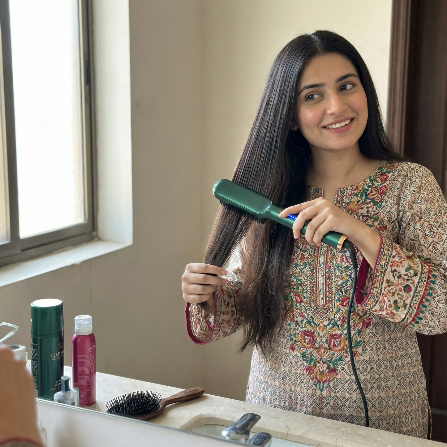 Hair Straightener Comb ( 1 Year warranty )