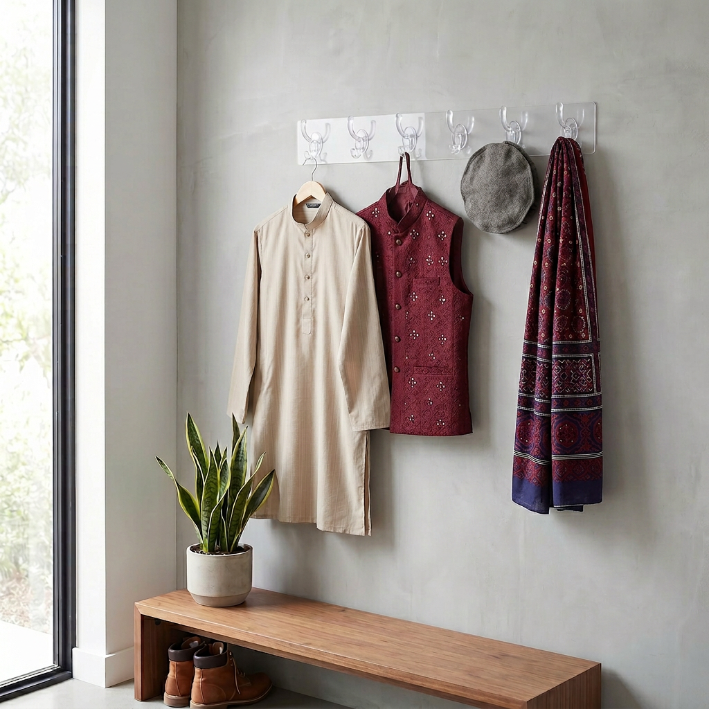 30 Hanging Hooks use for Room, Kitchen and Bathroom