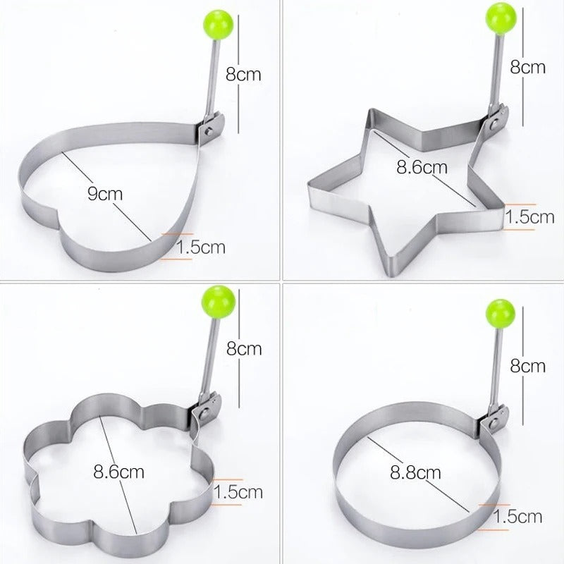 4 Fried Egg Molds